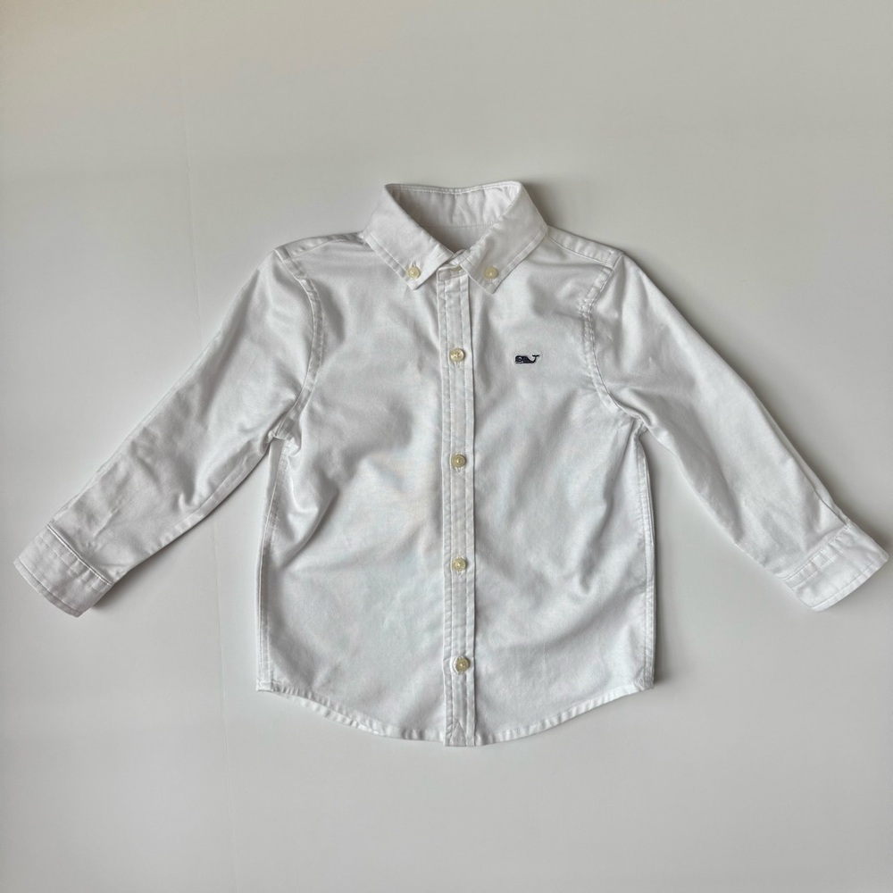 Vineyard Vines Toddler 2T Pullover & Oxford Shirt Bundle Light Blue White - Picture 6 of 10